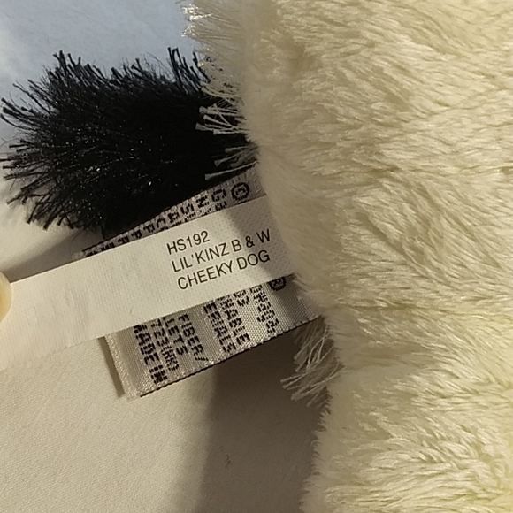 Ganz Webkins Plush Black & White Cheeky Dog - Picture 6 of 8